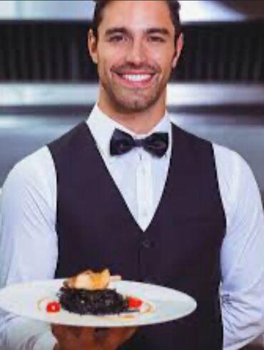 Tibb, əczaçılıq: Ofisiant tələb olunur, Restoran, Aylıq ödəniş, İstənilən yaş, 1 ildən az təcrübə