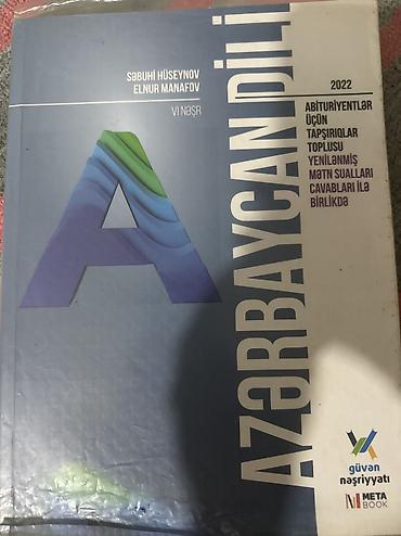 Məhsul: “Azərbaycan dili – Abituriyentlər üçün tapşırıqlar toplusu” lalafo.az -da Məhsul: “Azərbaycan dili – Abituriyentlər üçün tapşırıqlar toplusu”
