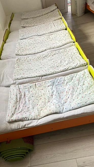 Детские односпальные кровати: Детские кровати для сада/ясельной группы - Комплект низких — 1