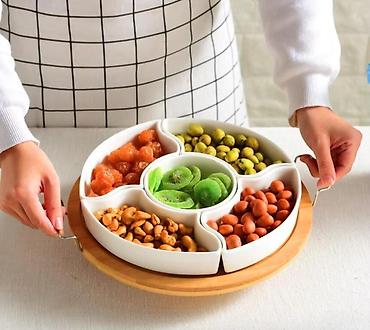 Qab-qacaq və mətbəx ləvazimatları: Çərəz və serviz qabıÇərəz və Servis Qabı – Zərif və Praktik Keramika — 2