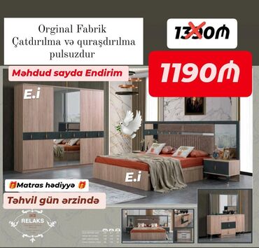 Yataq otağı dəstləri: Yataq desti yeni