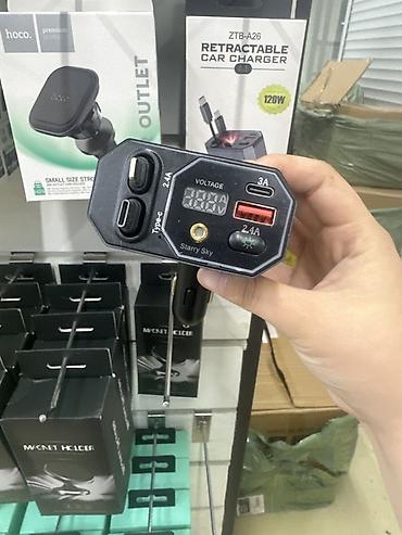 android auto: Автомобильное зарядное устройство ZTB-A26 Retractable Car Charger — 3
