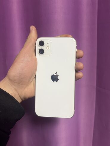 бишкек айфон 7: IPhone 11, Жаңы, 128 ГБ, Ак, Коргоочу айнек, Куту, Каптама, 77 %