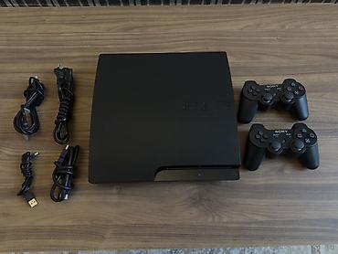 PS3 (Sony PlayStation 3): Ps 3 slim şexsi çox az istifade olunmuş temirde olmayan ps idealin — 7