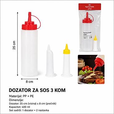 KMT flaša za sos 2406845 Praktičan kuhinjski dodatak za pripremu