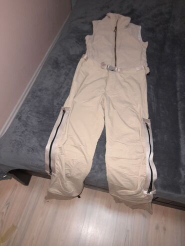 pantalone i prsluk komplet: M (EU 38), Jednobojni, bоја - Bež