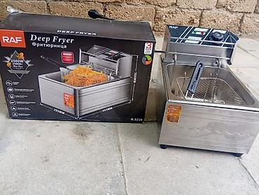 kartof free: RAF Deep Fryer – elektrik frittyur - Güc: 2500W (sürətli qızdırma) - — 1