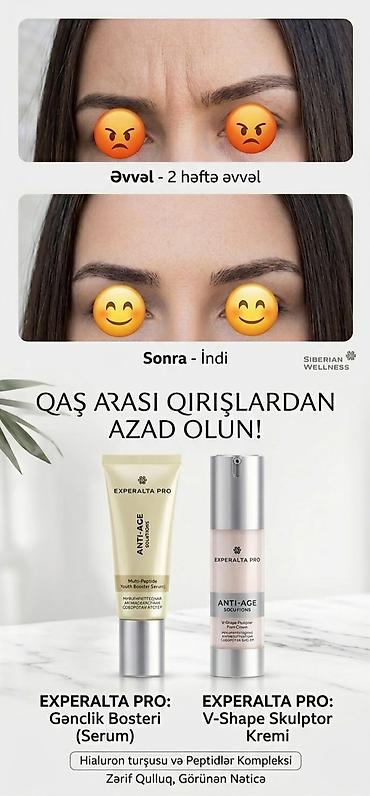 boş şalvar: EXPERALTA PRO Anti-Age Solutions – Qaş arası qırışlara qarşı effektiv — 1