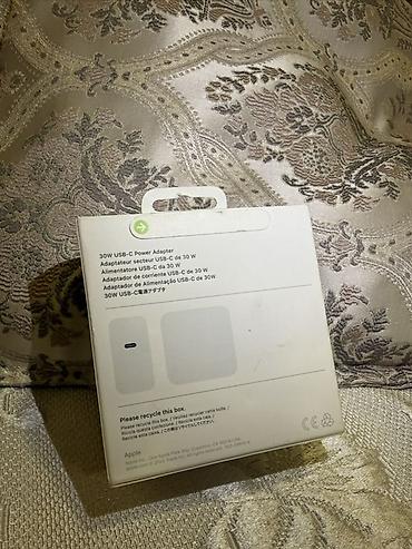 iphone usb: Məhsul: Apple USB‑C 30W Power Adapter Xüsusiyyətlər: - Güc çıxışı — 2