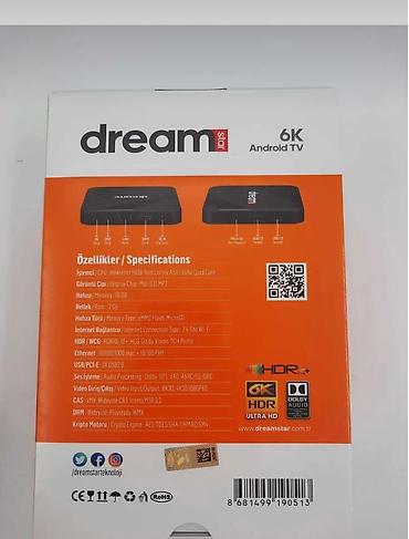 kaset video: Yeni Smart TV boks Dreamstar 2 GB / 16 GB, Android, Ödənişli çatdırılma — 3