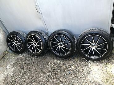 moning: Титановые диски R16 с летними шинами 195/55/16 "Maxxis", разболтовка — 5