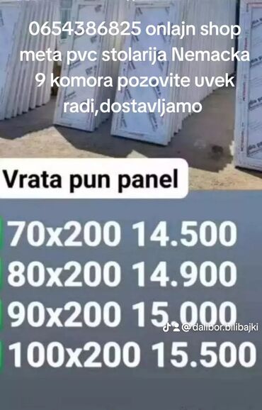 Prozori: PVC prozori i vrata – Baumann/Krauss profili - Materijal: PVC — 9