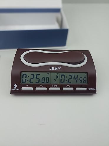 chess: LEAP PQ9903A elektron şahmat saatı - İki tərəfli böyük LCD ekran: hər — 1