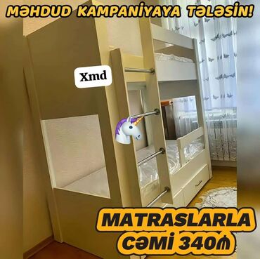 вешалка из дерева: İkinəfərlik çarpayı