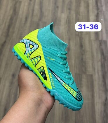 Бутсы: Детские футбольные бутсы Nike с технологией Flyknit. Удобная модель с — 3