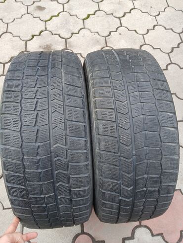 Шины: Шины 225 / 55 / R 17, Б/у, Пара, Легковые, Япония, Dunlop