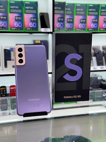 playstation 5 oyunları: Samsung Galaxy S21 5G, 256 GB, rəng - Bənövşəyi, Sensor — 2