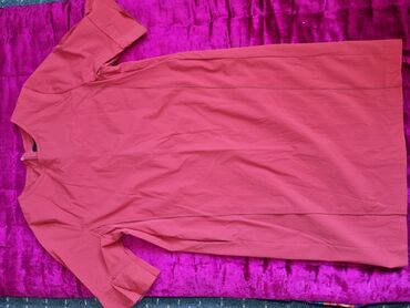 ярко розовое платье: Повседневное платье, Корея, Лето, Короткая модель, Прямое, M (EU 38)