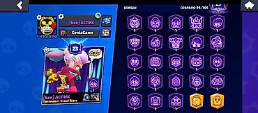 can hacker: Аккаунт Brawl Stars Основное: - Уровень профиля: 23 - Кубков: 50 478+ — 4