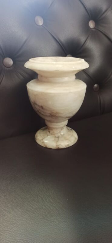 ваза хрустальная: Ваза мраморная, 17 см