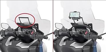 cupac korova: Držač za telefon ili navigaciju za motocikle, dizajniran za montažu na — 1