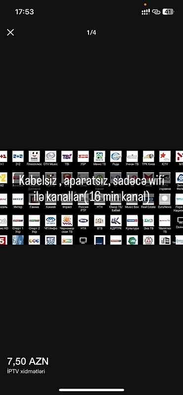 pulsuz iptv m3u: IPTV xidmətləri – kabelsiz və aparatsız, sadəcə Wi‑Fi ilə. • 16 000+ — 2