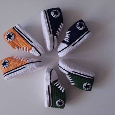 Patike: Heklane nehodajuće patike za bebe, dečake I devojčice, od pamučnog na lalafo.rs — 1 Patike: Heklane nehodajuće patike za bebe, dečake I devojčice, od pamučnog — 1