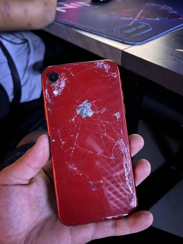 куда можно продать телефон на запчасти: IPhone Xr, Б/у, 64 ГБ, Красный, 78 %