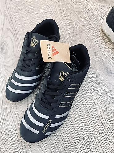 обувь больших размеров женская: Мужские кроссовки, 38.5, Adidas, Новый, цвет - Черный — 1