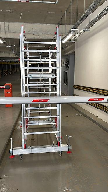 Nərdivanlar: Alüminium mobil iskələ sistemi - Material: yüngül və möhkəm alüminium — 6