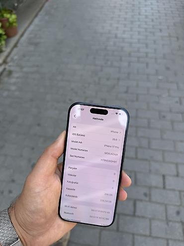 ipad mini 5 irsad: IPhone 17 Pro, 256 GB, Blue Titanium, Face ID, Zəmanət — 7