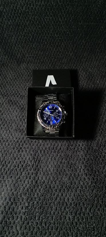 Qol saatları: Mavi Premium class saatlar 💙✨ Gümüş detallarla, işıqda parlayan dizayn — 8