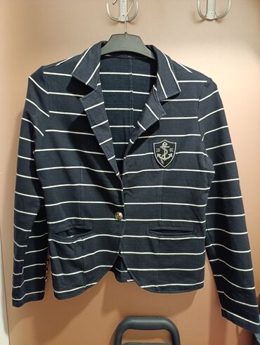 privezak srebro: L (EU 40), Cotton, Stripes