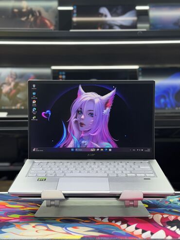 компьютеры токмок: Ультрабук, Acer, 16 ГБ ОЗУ, AMD Ryzen 7, 14 ", Для работы, учебы, память NVMe SSD
