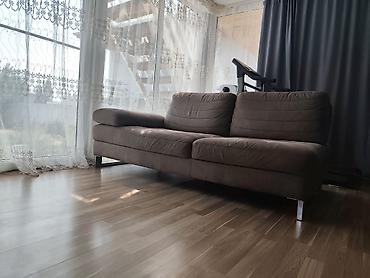 divan ortukleri: Ikisi 900 AZN yataq olur cekyat - Rəng: taupe/bej tonları - Parça — 5