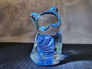starinska: Murano figura macke rucni rax iz 70ih godina. Murano figura — 3