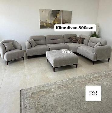 Künc divan – 899 AZN Zərif dizaynlı, müasir üslubda künc divan dəsti