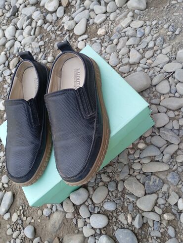 Мокасины и лоферы: Мужские слипоны Luivito Fashion Shoes - Цвет верха: чёрный с мелкой