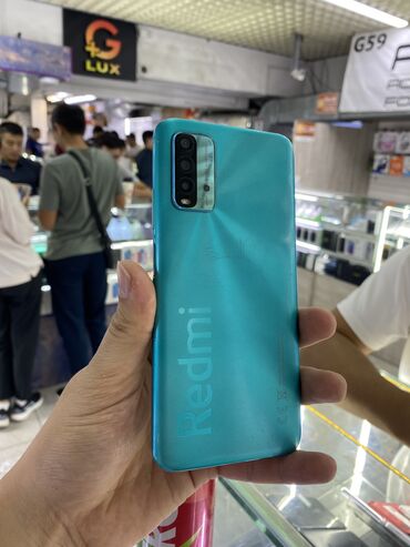 телефоны редми б у: Redmi, Redmi 9T, Б/у, 64 ГБ, цвет - Синий, 2 SIM