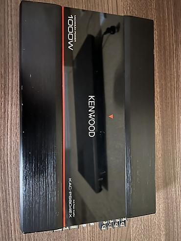 bose ses sistemi: Kenwood KAC-PS804EX avtomobil gücləndiricisi. Model üzərində “4/3/2 — 1