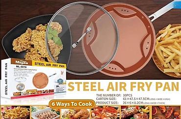 kuvarska kecelja: Tiganj air fry pan. tiganj air fry pan artikla je nov, nikada korišćen — 1