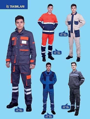 anbardan: Məhsul: İş geyimləri və işçi dəstləri (kodlar: İTK-1500, İTK-1501 — 1