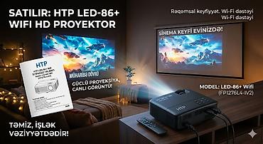 brend çanta: HTP LED-86+ WiFi HD proyektor - Model: LED-86+ WiFi (FP1276L4-IV2) - — 1