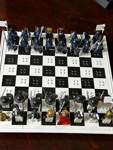 электронная игра: Шахматы-конструктор в стиле средневековья (совместимые с LEGO) — 1