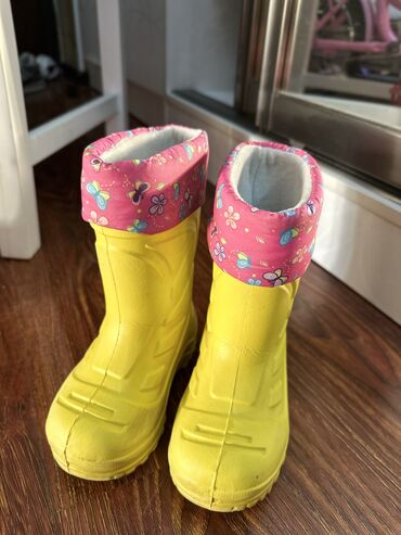 детская обувь 26 размер: Сапоги Эва Котофей. Для дождливой и влажной погоды. Со съемным