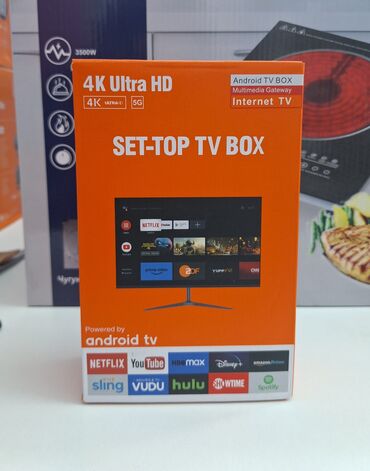 для тв: TV BOX 4K ULTRA HD ANDROID TV NETFLIX Мощный TV бокс 350W с