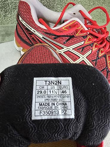 Кроссовки и спортивная обувь: Мужские кроссовки, 45, Asics, Новый, цвет - Красный — 15