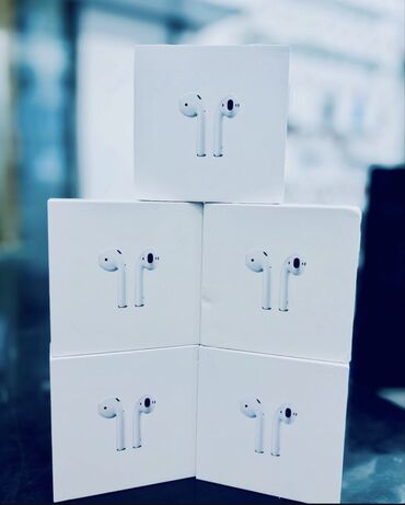 airpods kopya: Simsiz (Bluetooth) Yeni Qulaqcıqlar Apple, rəng - Ağ