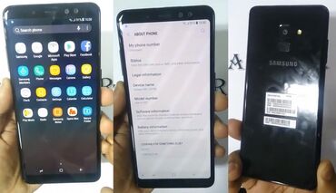samsung j5 чехол: Samsung Galaxy A8 Plus 2018, Б/у, 64 ГБ, цвет - Черный, 2 SIM