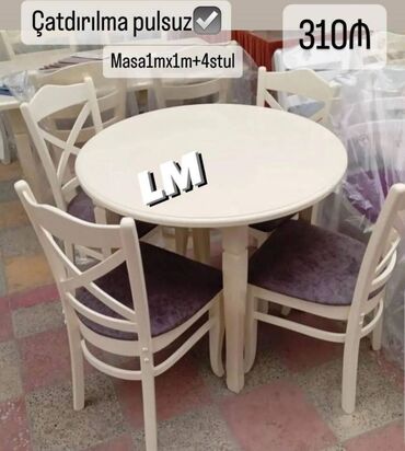 раскладные стулья: Göz oxşayan masa dəsti YENİDİR💫 ♻️Qiymət : 310 azn Masa : 1m x 1m